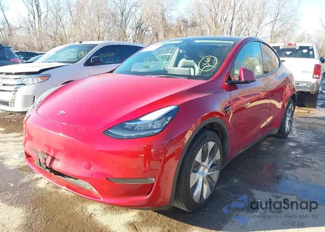 2021 Tesla Model Y Long Range Dual Motor All-Wheel Drive from USA, damaged, VIN 5YJYGDEE4MF206522